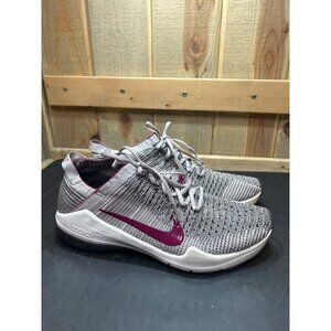Nike Air Zoom Fearless Flyknit 2 Training Running Shoes US 10 Gray Purple Womens